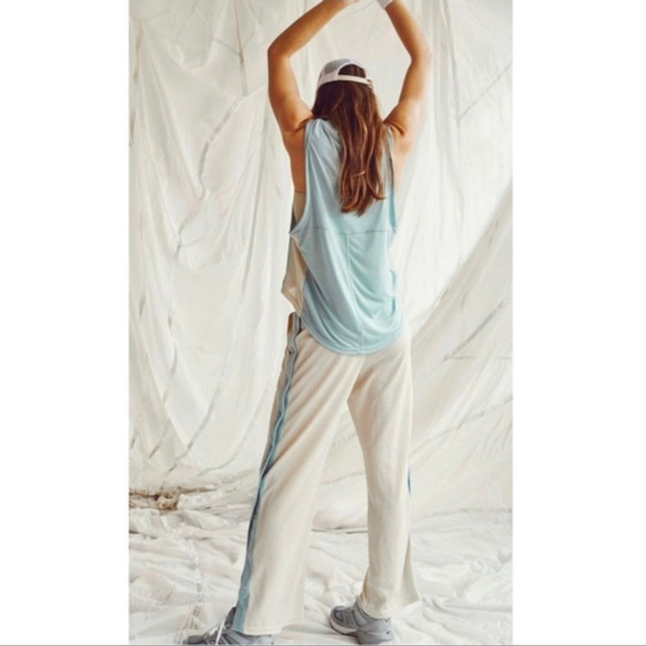 Free People Movement Nothing But Net Pants Womens S Mesh Snap NWOT - Picture 3 of 13